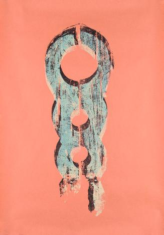 Fria Elfen-Frenken, Wil Frenken, Schandfiedel, 1967, Dreifarbendruck auf rosa Bütten, 99,7 × 70…