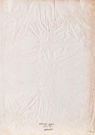 Siegfried J. Schmidt, erotisches papier, 1975, Seidenpapier mit Knitterung, 42,8 × 30,6 cm, Sch…