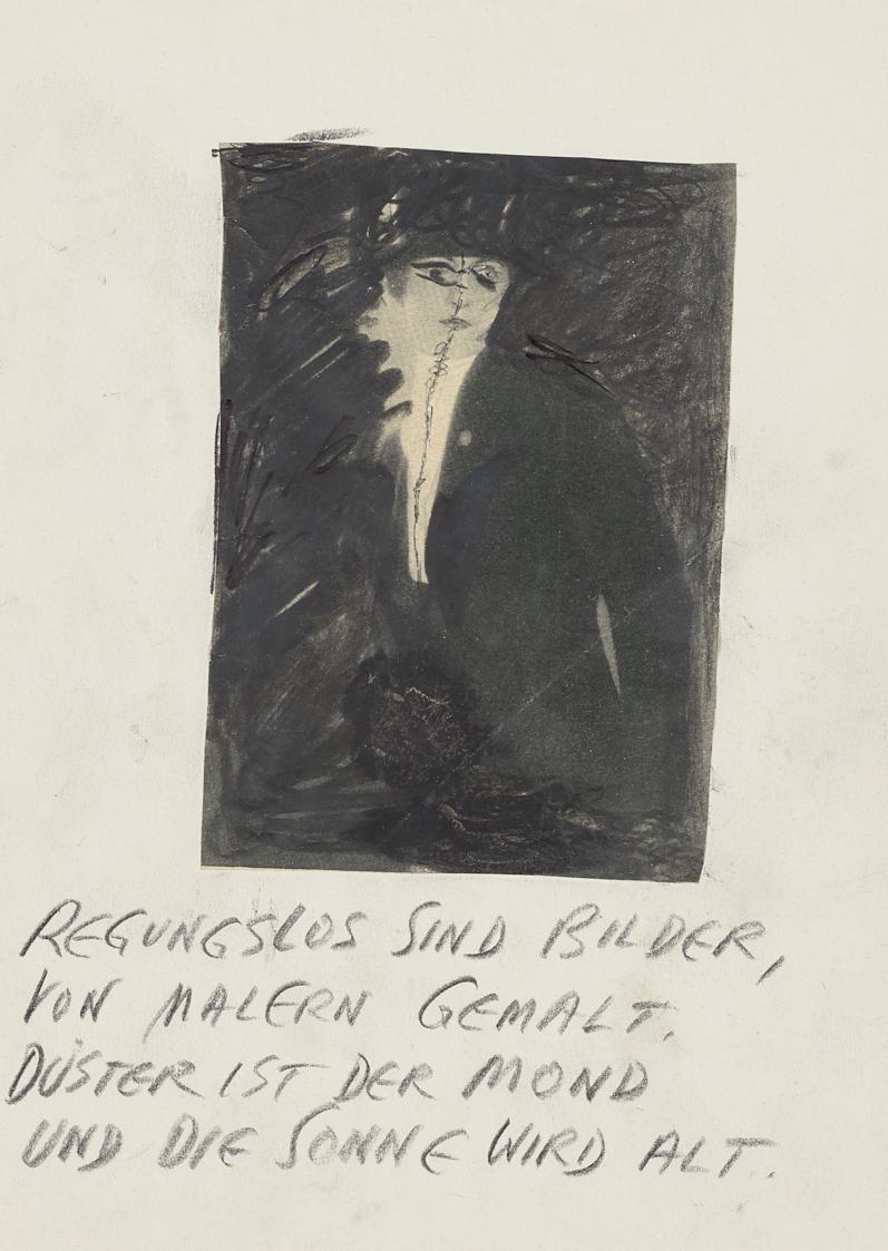 Günter Brus, Irrfahrt in den Geheimniskram, 2002, Mixed Media auf Papier, 29,7 × 21 cm, Belvede…