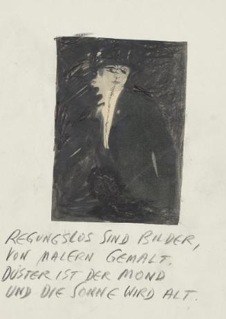 Günter Brus, Irrfahrt in den Geheimniskram, 2002, Mixed Media auf Papier, 29,7 × 21 cm, Belvede…