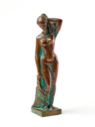 Fritz Wotruba, Stehende weibliche Figur, um 1935, Bronze, 34,5 × 8 × 8,5 cm, Belvedere, Wien, I…