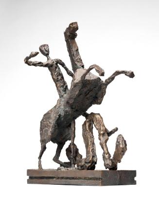 Fritz Wotruba, Heiliger Georg, 1948, Bronze, 49 × 36,5 × 28,5 cm, Belvedere, Wien, Inv.-Nr. FW …