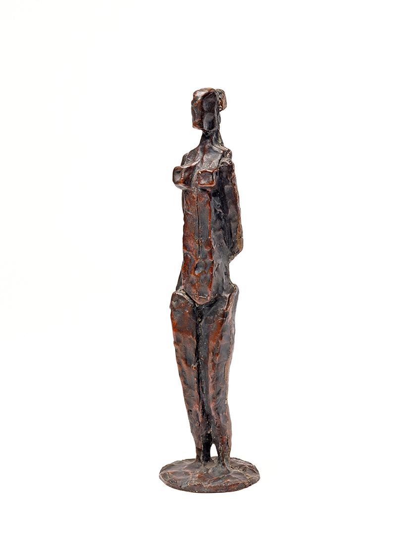 Fritz Wotruba, Kleine stehende weibliche Figur, 1948, Bronze, 32,5 × 8,5 × 9 cm, Belvedere, Wie…