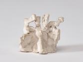 Fritz Wotruba, Figur 4. Figurine für die diversen Bühnenmodelle, 1959/60 - 1962, Gips, 7 × 7,3 …