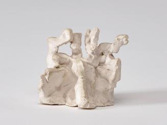 Fritz Wotruba, Figur 4. Figurine für die diversen Bühnenmodelle, 1959/60 - 1962, Gips, 7 × 7,3 …