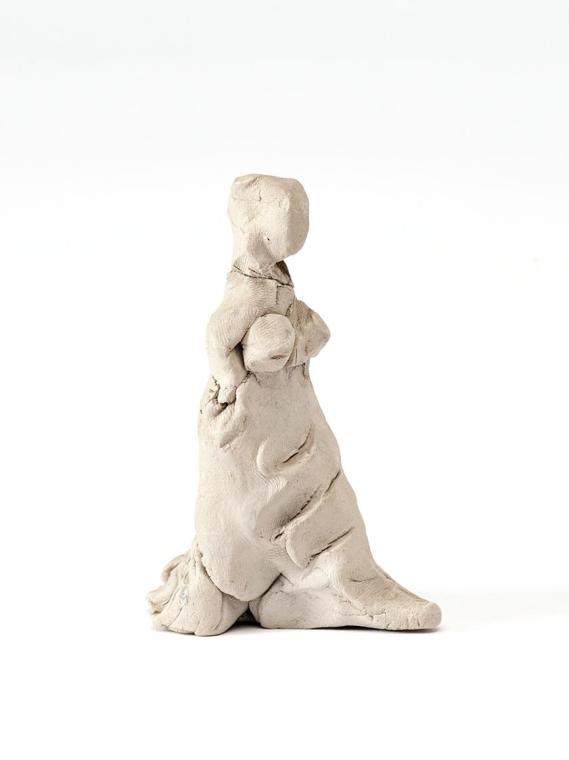 Fritz Wotruba, Figur 2. Figurine für die diversen Bühnenmodelle, 1959/60 - 1962, Ton, 8,9 × 3,8 ...