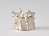 Fritz Wotruba, Figur 4. Figurine für die diversen Bühnenmodelle, 1959/60 - 1962, Gips, 7 × 7,3 …