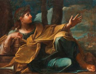 Giacomo Antonio Boni, Vergil, um 1720, Öl auf Leinwand, 92 x 118 cm, Von Prinz Eugen für das Ob…