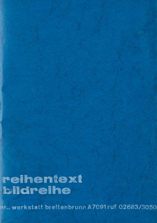 Hermann J. Hendrich, Wil Frenken, reihentext bildreihe, 1967, Bütten, Mappe: 50 × 36 cm, Belved…