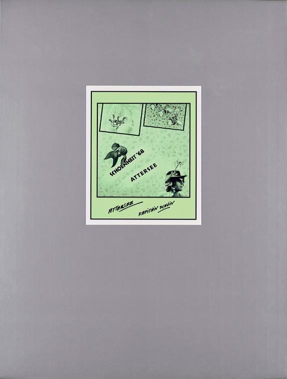 Christian Ludwig Attersee, Kapitän Schön. Drei Fotozyklen, 1967/2003, Kartonkassette mit 12 Fot…