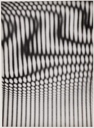 Herbert W. Franke, Fotoexperimente Moirés, 1958, Darstellungsmaße: 23 × 16,9 cm, 2019 Schenkung…