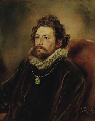 Anton Romako, Hofrat Dr. Karl Zehden, um 1876/1877, Öl auf Leinwand, 79 x 62,5 cm, Belvedere, W…