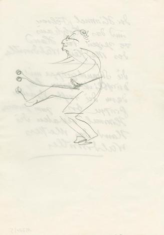 Robert Fuchs, Ohne Titel, 1972, Bleistift auf Papier, 29,7 × 21 cm, Belvedere, Wien, Inv.-Nr. 1…