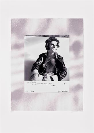 Christian Ludwig Attersee, Attersee schön wie seine Bilder Nr. 1 (5-teiliger Fotozyklus), 1967/…