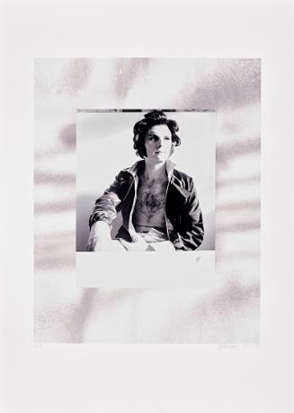 Christian Ludwig Attersee, Attersee schön wie seine Bilder Nr. 3 (5-teiliger Fotozyklus), 1967/…
