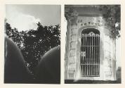 Birgit Jürgenssen, Wörterbuch der Gemeinplätze (Flaubert), 1975–1978, 2 S/W-Fotografien (Vintag…