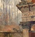 Carl Moll, Die Römische Ruine in Schönbrunn, 1892, Öl auf Leinwand, 322 x 242 cm, Belvedere, Wi…
