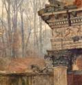 Carl Moll, Die Römische Ruine in Schönbrunn, 1892, Öl auf Leinwand, 322 x 242 cm, Belvedere, Wi ...