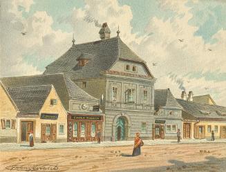 Franz Gerasch, Das einstige Jagdschloss der Kaiserin Maria Theresia in der Erdbergstraße 109 in…