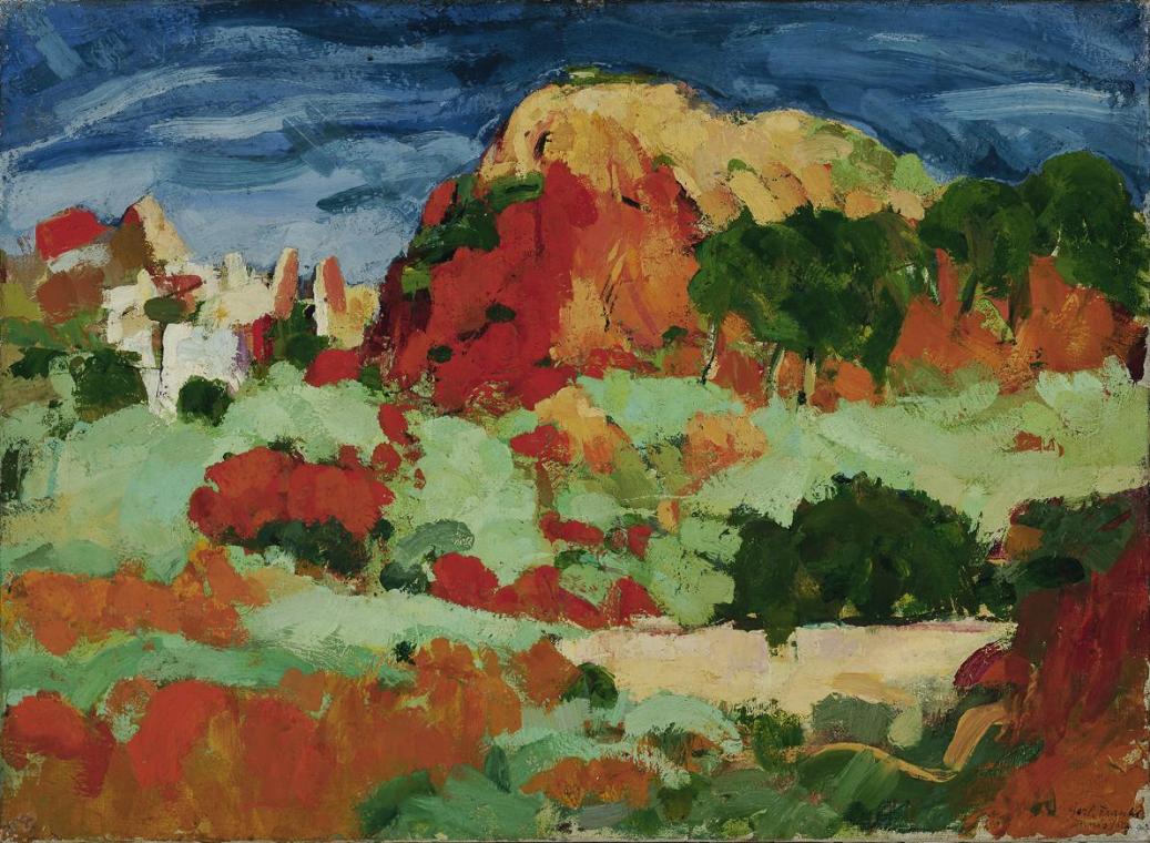 Gerhart Frankl, Landschaft in Tunis, 1923, Öl auf Leinwand, 51 x 70 cm, Belvedere, Wien, Inv.-N…