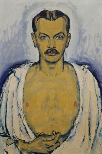 Koloman Moser, Selbstporträt, um 1915, Öl auf Leinwand auf Karton, 74 x 50 cm, Belvedere, Wien, ...