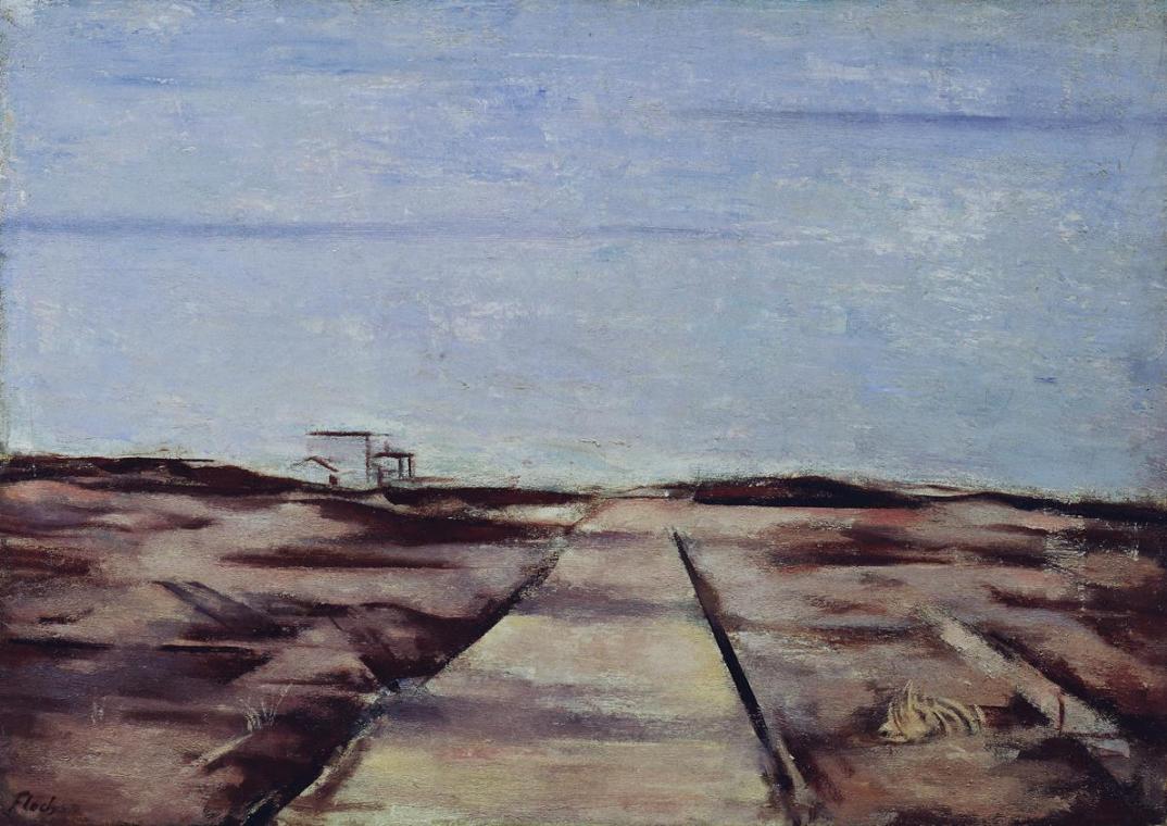 Joseph Floch, Einsame Landschaft, 1927, Öl auf Leinwand, 65,3 x 92 cm, Belvedere, Wien, Inv.-Nr…