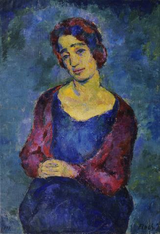 Joseph Floch, Lilly Klein, 1921, Öl auf Leinwand, 89 x 61 cm, Belvedere, Wien, Inv.-Nr. 6386