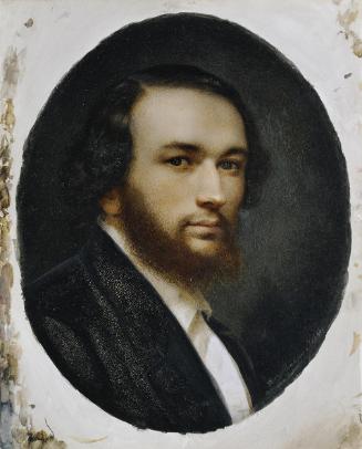 Georg Martin Ignaz Raab, Selbstbildnis, 1842, Öl auf Papier auf Karton, 47 x 39 cm, Belvedere, …