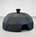 Anna-Sophie Berger, The Wearer of Clothes, 2019, Nylon, Stahl, Garn, 247 × 240 × 240 cm, Belved…