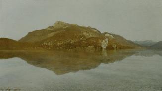 August Schaeffer von Wienwald, Sankt Gilgen, 1900, Öl auf Leinwand, 74 x 128 cm, Belvedere, Wie…