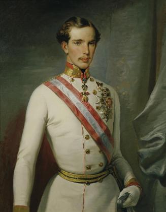 Karl von Blaas, Kaiser Franz Joseph in Uniform, um 1850, Öl auf Leinwand, 96 x 76 cm, Belvedere…