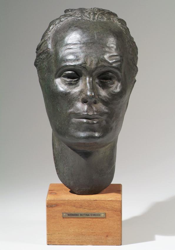 Georg Ehrlich, Selbstbildnis, 1928, Bronze, Hohlguss, 34 cm, Belvedere, Wien, Inv.-Nr. 5906