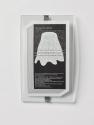 Irene Hohenbüchler, Rotunde, 1993, Papier, Glas, Metall, je: 30 × 17 × 3 cm, Belvedere, Wien, I…