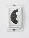 Irene Hohenbüchler, Rotunde, 1993, Papier, Glas, Metall, je: 30 × 17 × 3 cm, Belvedere, Wien, I…