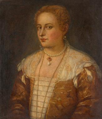 Bildnis einer Dame, 1550/1600, Öl auf Leinwand, ungerahmt: 65 × 56 cm, Belvedere, Wien, Inv.-Nr…