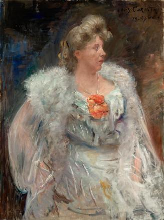 Lovis Corinth, Die Sängerin Frieda Halbe, 1905, Öl auf Leinwand, 120 x 90 cm, Wien, Belvedere, …