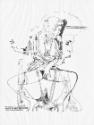 Christine Hohenbüchler, for to forget, 1993, 11 Blätter, Tusche auf Transparentpapier, 11 mal: …