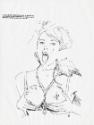 Christine Hohenbüchler, for to forget, 1993, 11 Blätter, Tusche auf Transparentpapier, 11 mal: …