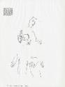 Christine Hohenbüchler, for to forget, 1993, 11 Blätter, Tusche auf Transparentpapier, 11 mal: …