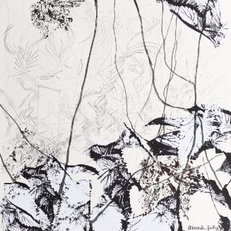 Anna Zwingl, Ohne Titel, 2005, Bleistift, Tusche, Fotokopie auf Papier, 30,2 × 30,1 cm, Belvede…