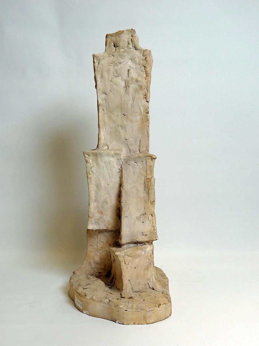 Fritz Wotruba, Kleiner Torso I, 1971, Gipsguss nach Tonmodell, 50 × 19 × 29,5 cm, Belvedere, Wi…