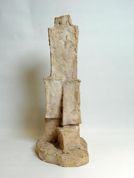 Fritz Wotruba, Kleiner Torso I, 1971, Gipsguss nach Tonmodell, 50 × 19 × 29,5 cm, Belvedere, Wi…