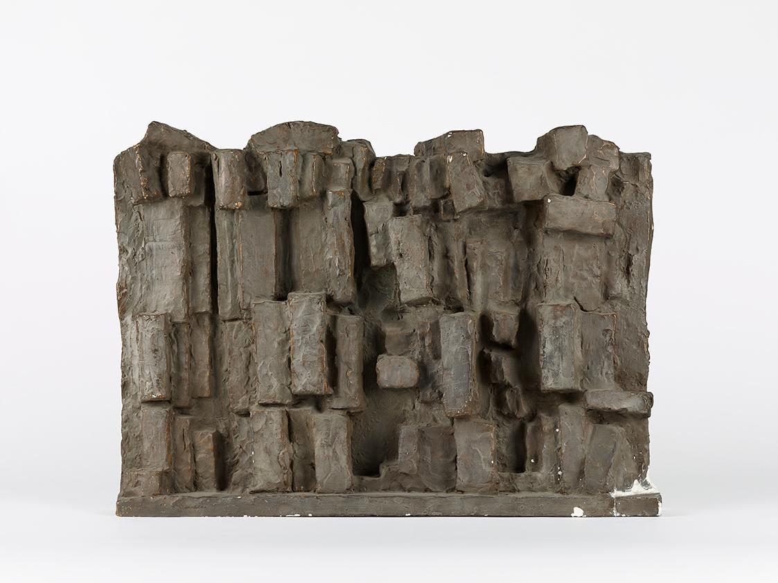 Fritz Wotruba, Figurengruppe, Modell für das an der Schlossfassade vorgesehene Relief des zweit…