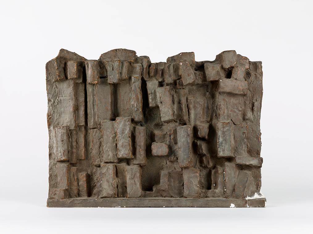 Fritz Wotruba, Figurengruppe, Modell für das an der Schlossfassade vorgesehene Relief des zweit…