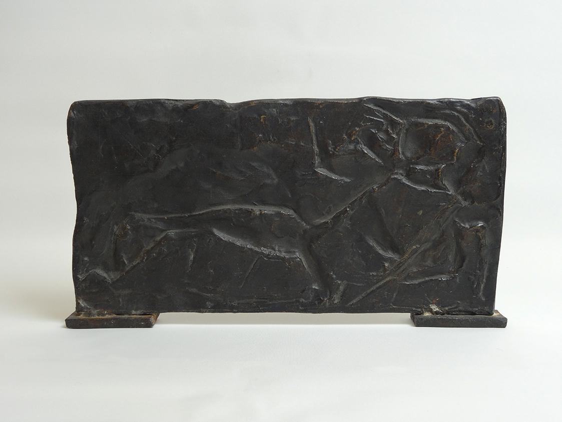 Fritz Wotruba, Kleines Relief, 1951/1953, Bronze, 14,5 × 29,5 × 1 cm, Belvedere, Wien, Inv.-Nr.…