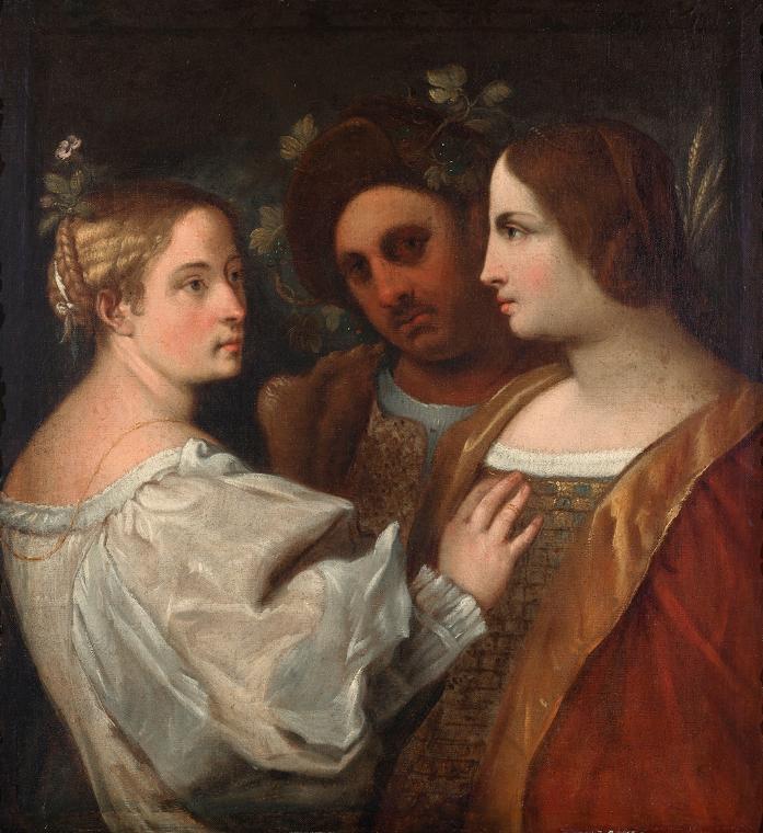 Flora, Bacchus und Ceres, 16. Jahrhundert, Öl auf Leinwand, 85 × 81 cm, Belvedere, Wien, Inv.-N…