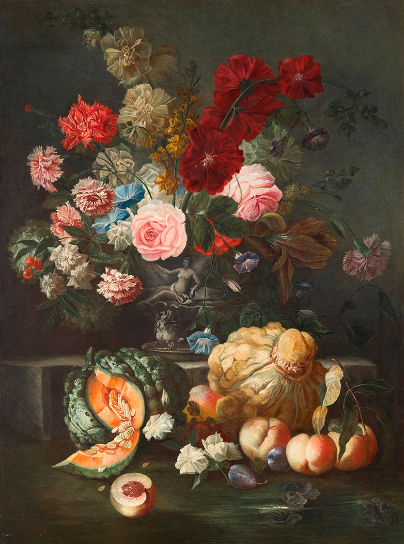 Franz Werner Tamm, Blumenstillleben, 1715/1724, Öl auf Leinwand, 101,5 × 76,5 cm, Belvedere, Wi ...