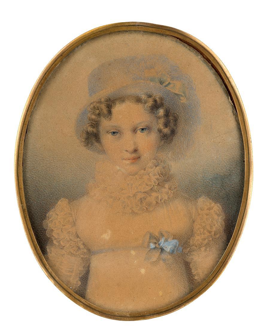 Zuschreibung an Jean Baptiste Isabey, Maria Eleonora Gräfin Fuchs, geb. von Gallenberg, um 1815…