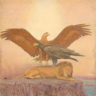 Franz von Matsch, Tierstudie, undatiert, Öl auf Karton, 44,7 x 44,9 cm, Belvedere, Wien, Inv.-N…
