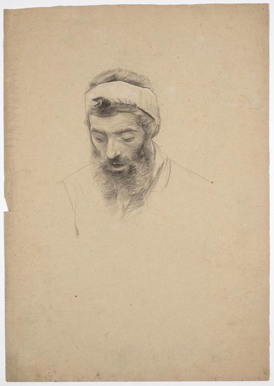 Studie eines Bärtigen